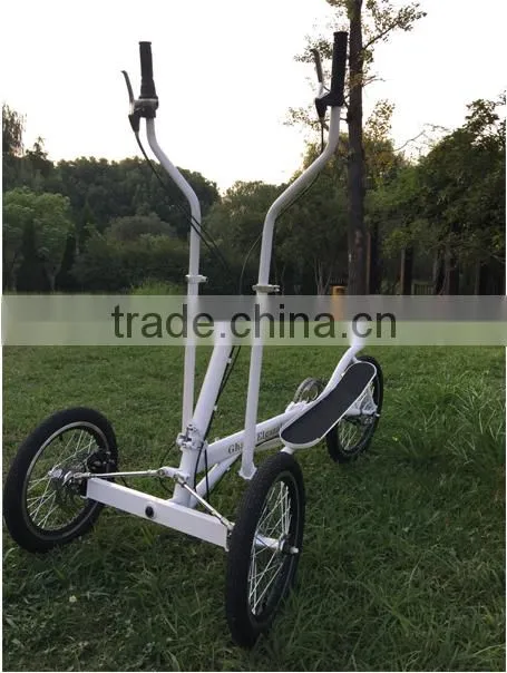 (160408)Outdoor equipment exercise foldable three wheels fitness elliptical bike