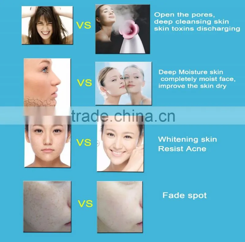 high quality portable facial steamer to home use nano face steam