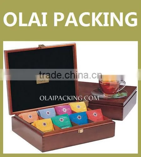 Hot Sales Wooden Tea Bag Caddy,Modern Tea Caddy