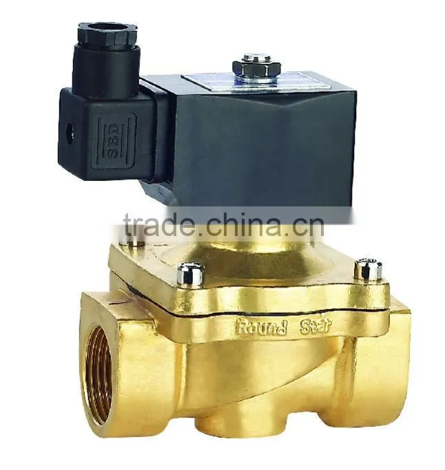 2W Series Brass Gas Solenoid Valve