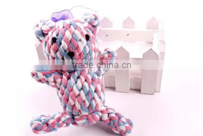 2014 all new sweety bear animal shape cotton pet toys and pet products