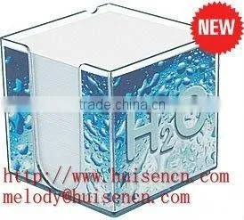 Acrylic memo holder,memo sticky note cube