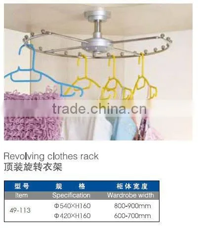 Revolving corner basket
