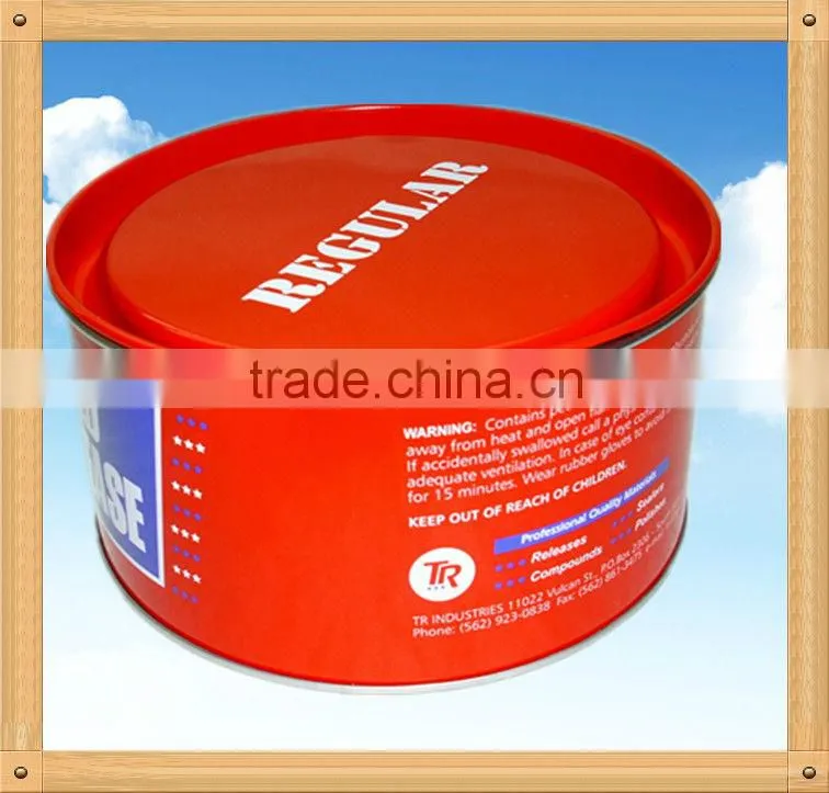 Wax Tin Box for Car Wax, Tinplate with CMYK Printing
