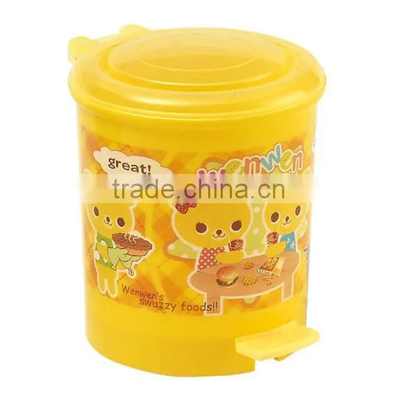 hot sale high quatity transparent plastic trash can