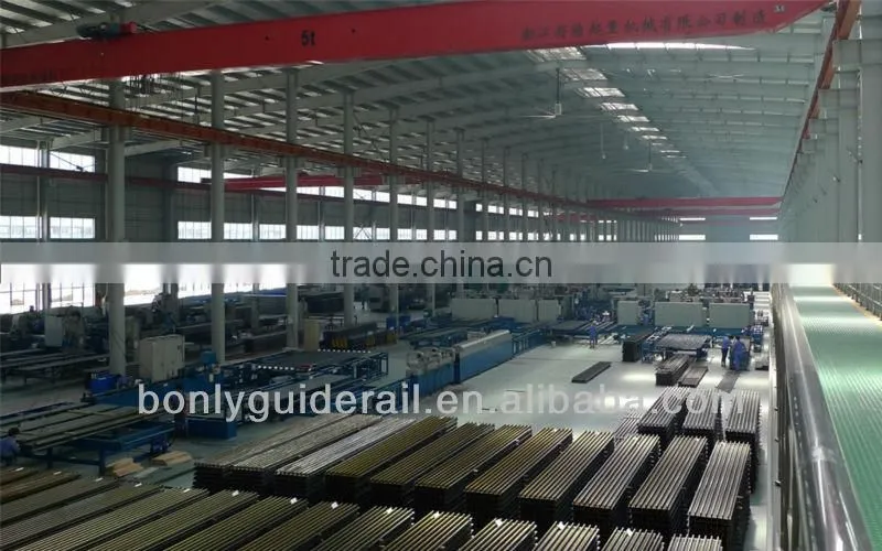 China Bonly T70B Machined Elevator Guide Rail