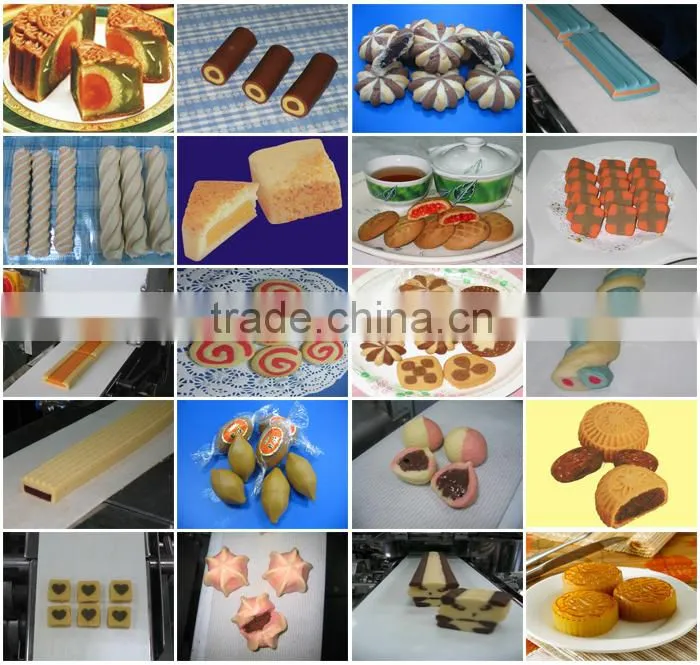 automatic double color biscuits manufacturing machine