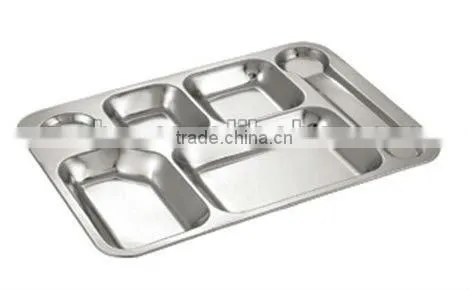 Stainless steel fast food tray mess tray