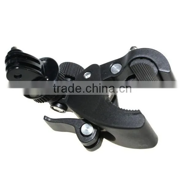 180degree Rotate Best Bike Bicycle Scooter Motorcycle Golf Stroller Handlebar Clamp Mount Holder for Gopro SJ4000 Sport Camera