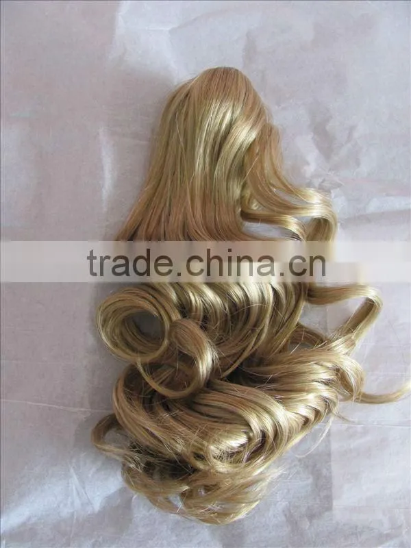 long curly pony tails hair extension
