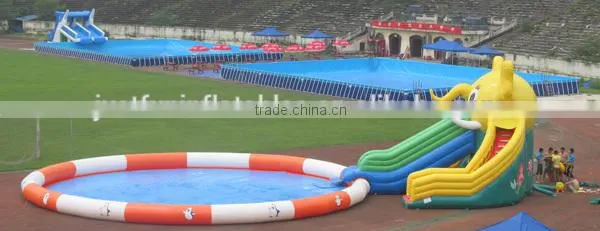 funny summer water games, inflatable pool slide games, inflatable water park games