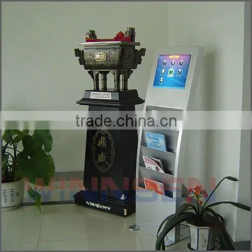 22 Inch floor stand Plug&play LCD Advertising Player, LCD advertisement display, digital signage