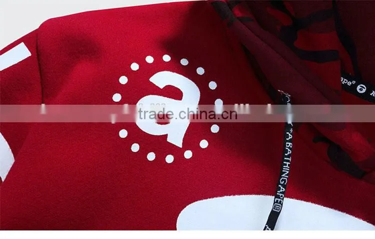 China OEM hoodie pullovers whth hood men's printing sweatershirt for hip hop hoodie