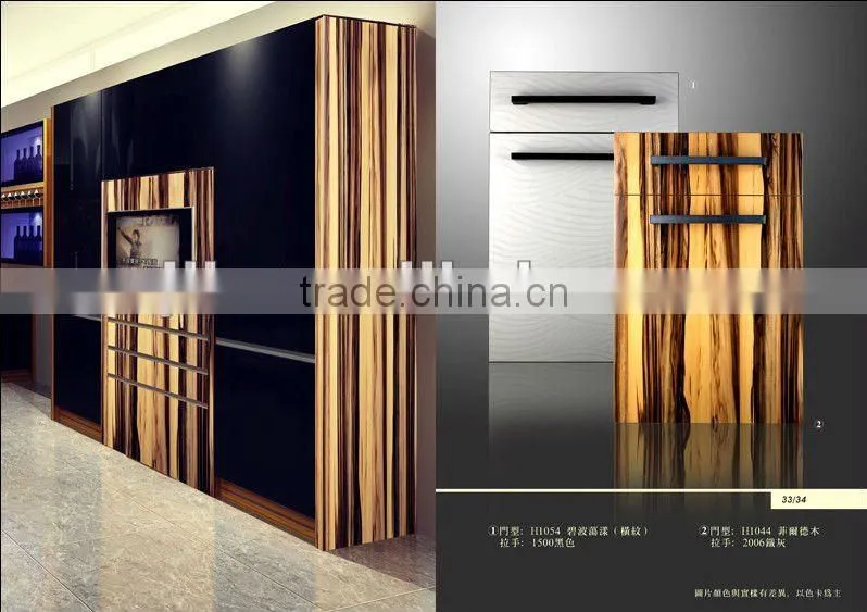 high gloss white color acrylic kitchen cabinet doors