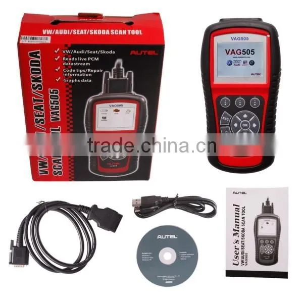 Autel MaxiService VAG505 For AU-DI For VW For SEAT For SKODA Scanner Tool with Powerful Function OBD2 Diagnostic Tool