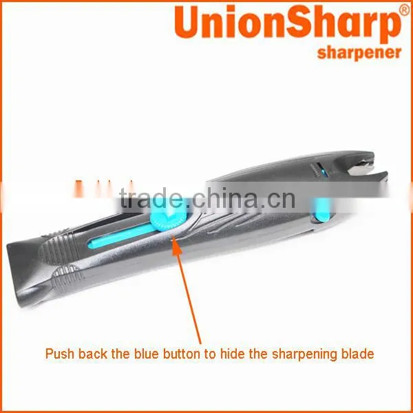 Professional serrated knife sharpener