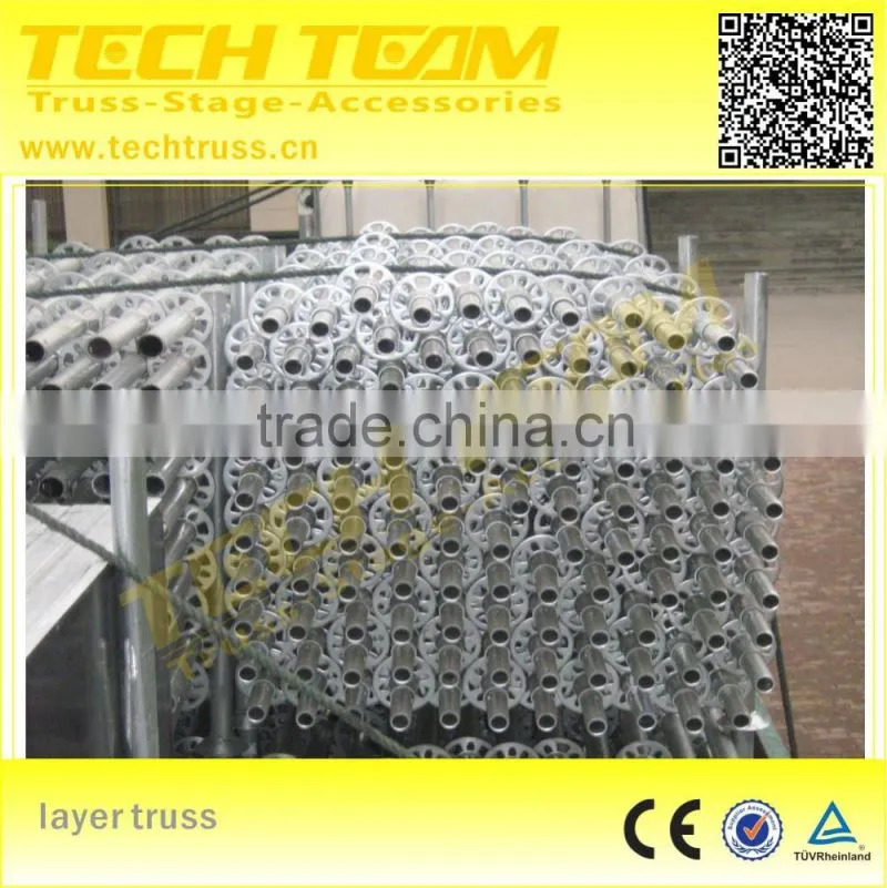 Layer tower truss system for sale , concert scaffolding truss system