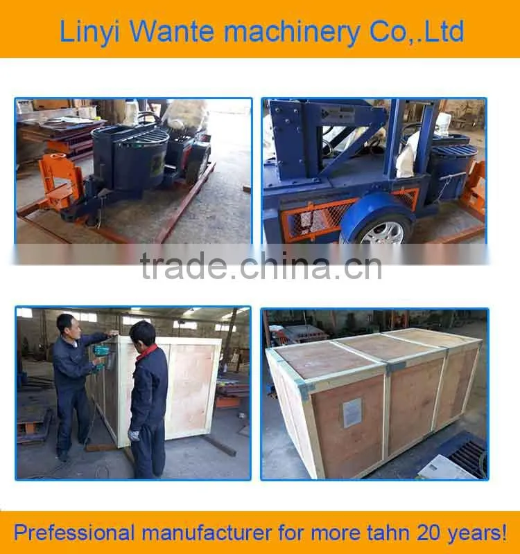 WT2-20M diesel interlocking block machine 2pcs/mould