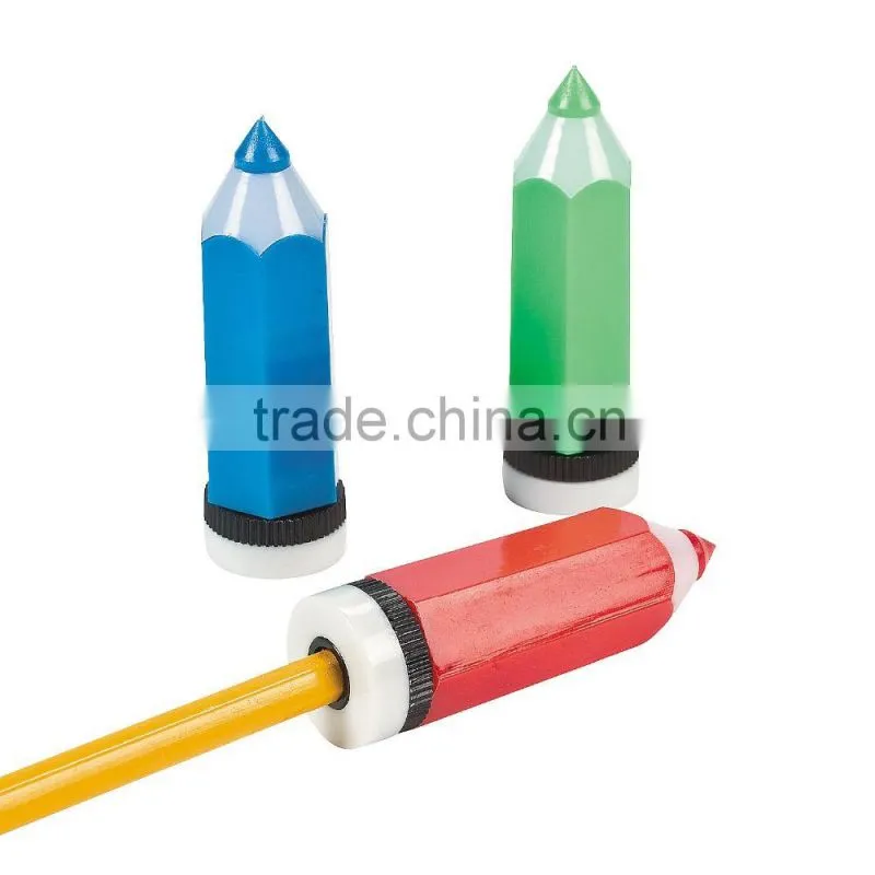Factory Wholesale Custom Cheap Neon Color Plastic Pencil and Crayon Sharpeners New Fashion School Novelty Stationery Gift