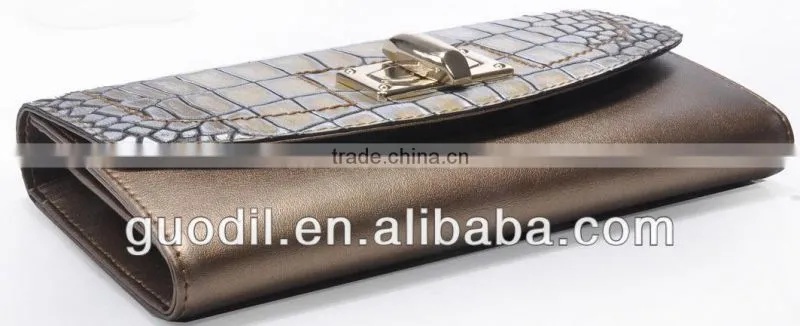 newest High quality crocodile leather ladies wallet wholesale
