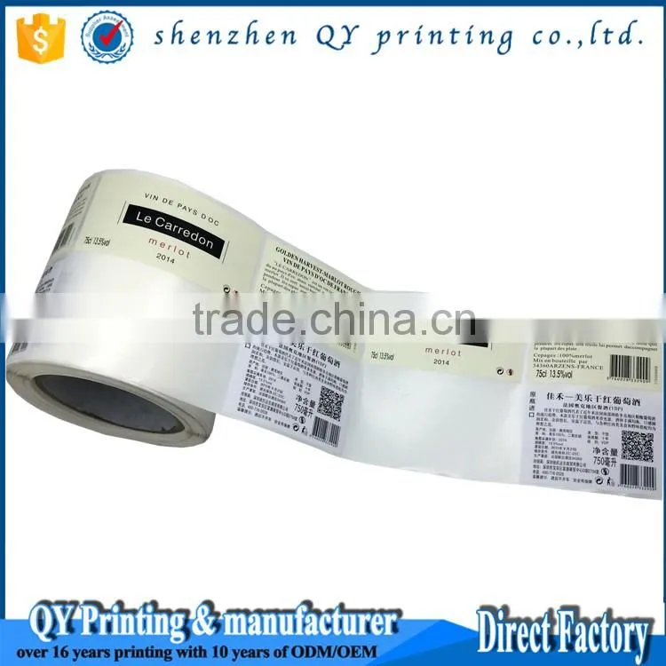 customized plastic water bottle label,pvc heat shrink labels for bottle cap,pvc shrink wrap bottle labels