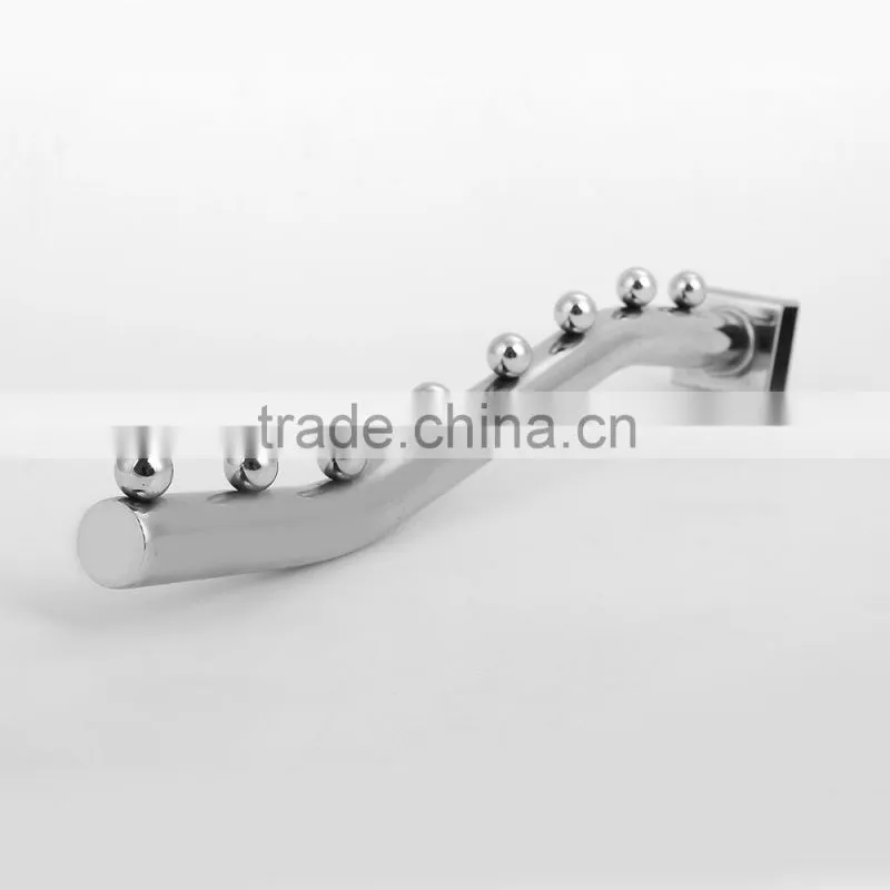 Metal hanging display hooks tube bar hooks oval tube price tag hooks