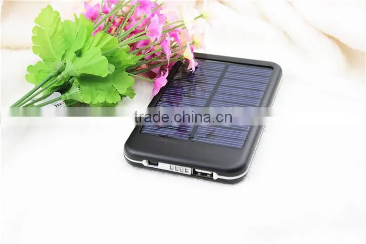 Aluminium material solar charger with 4 LED indicator, colorful mobile solar charger, company promotion gift solar power bank