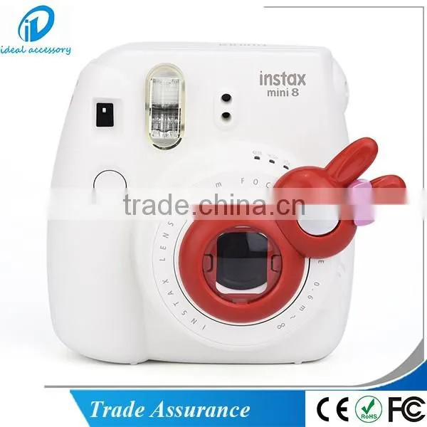 Rabbit Style Fujifilm Instax Film Instant Camera Mini8 Close Up Selfie Lens