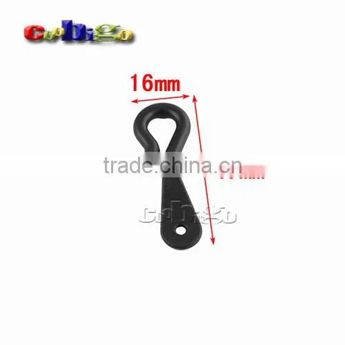 47*16mm Black Plastic Hanger&Hook For Garment Textile Accessories #FLC235-B