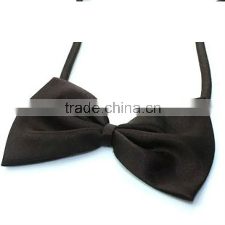 2013fashion design 100%silk self bow tie wholesale