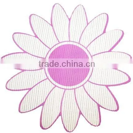 PVC Foam Fancy modern bathroom rug