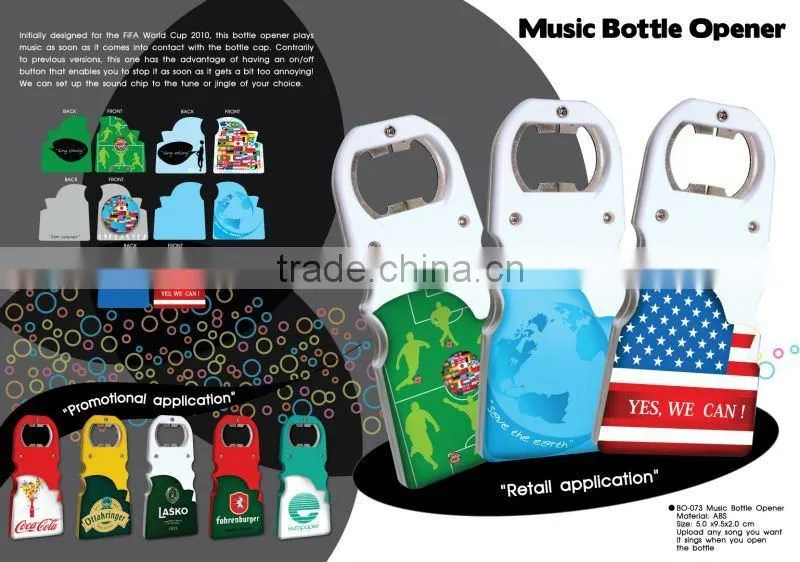 Musical bottle opener | Bottle opener with sound | Festival bottle opener
