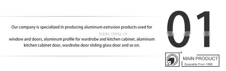 3 Door wardrobe door with aluminum from foshan