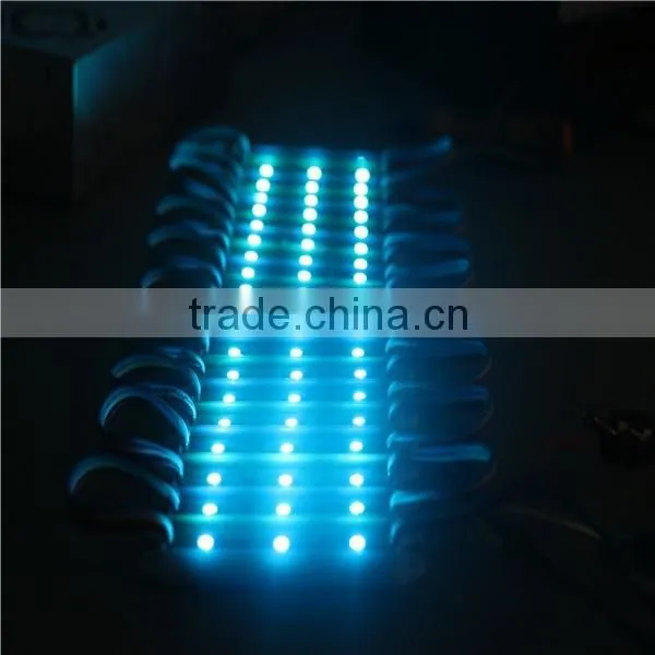 5050 SMD rgb led module ws2811 IC 12V,3leds/pcs,ip68,led display module.