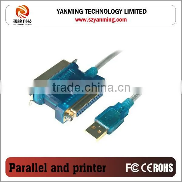 usb to 1284 parallel DB25 CN36 printer interface cable for computer to printer