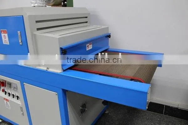 Screen printing ultraviolet tunnel dryer machine