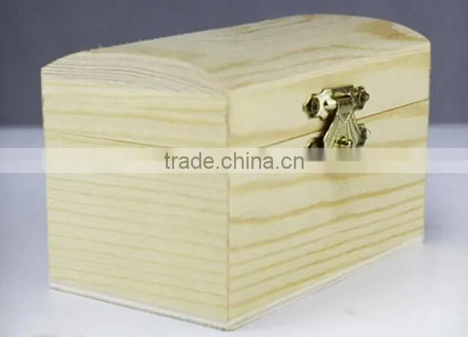 Removable Bottom Curved Top Wooden Money Box