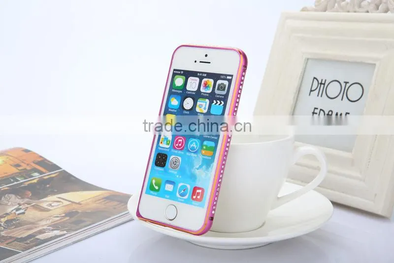 For iphone casings cell phone metal case for iphone 6 plus mobile diamond phone cover for iphone cases