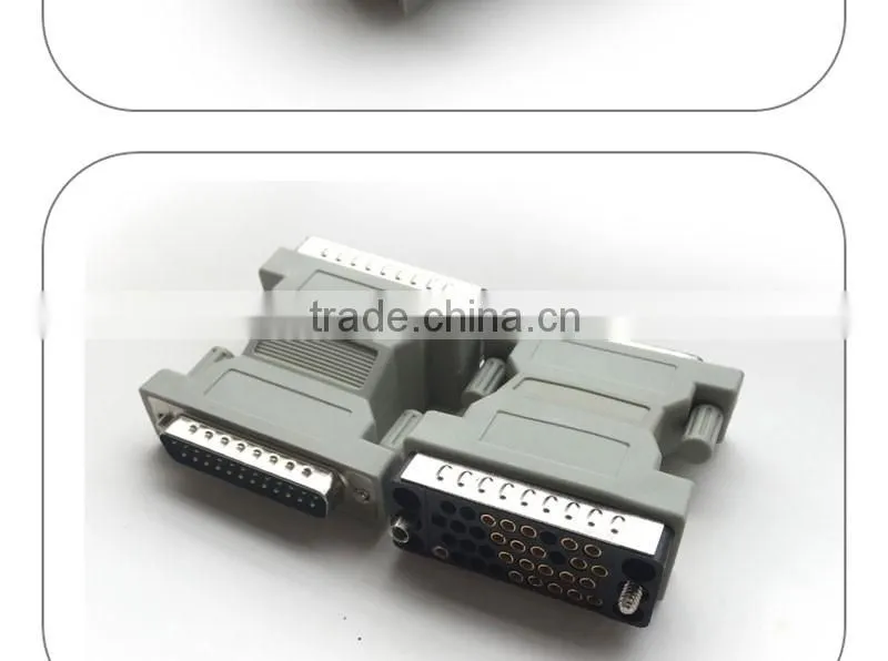 Cisco DB25 male to V.35 female 34pin converter gender changer in beige color