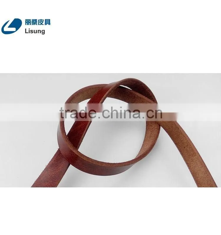 Alloy Hooking No Retractable Pure Cowhide Leather Dog Leash