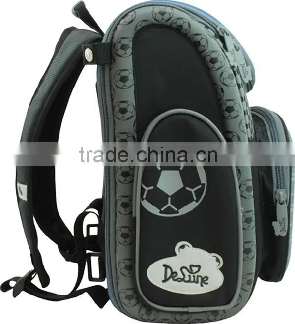 Football print boys school bags for kids school backpack