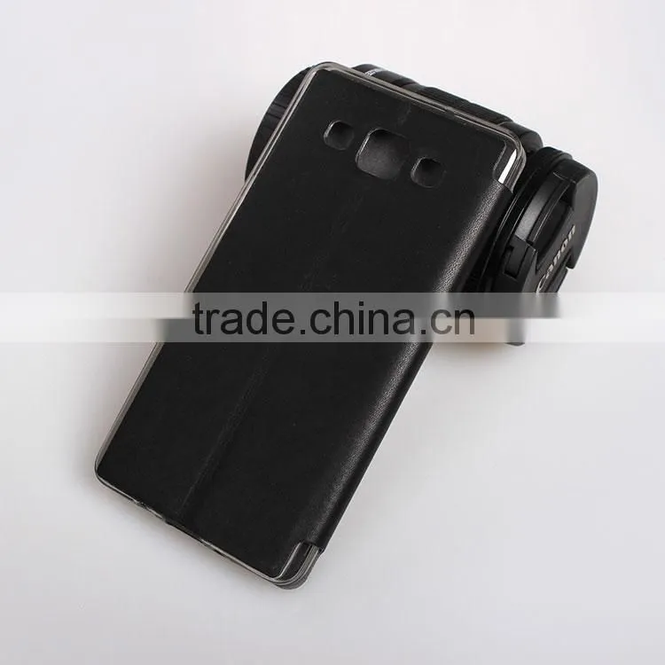 Phone accessories pu leather flip cover case for nokia lumia 730/640