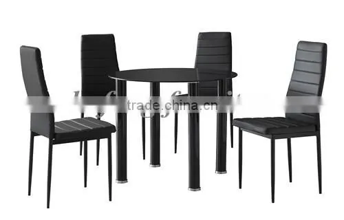home furniture black dining set