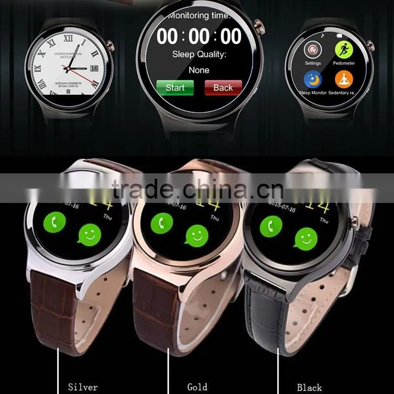 2016 New Arrival Support SIM SD Card Bluetooth WAP GPRS SMS MP3 MP4 USB For iPhone And Android Smart Watch T3 Smartwatch