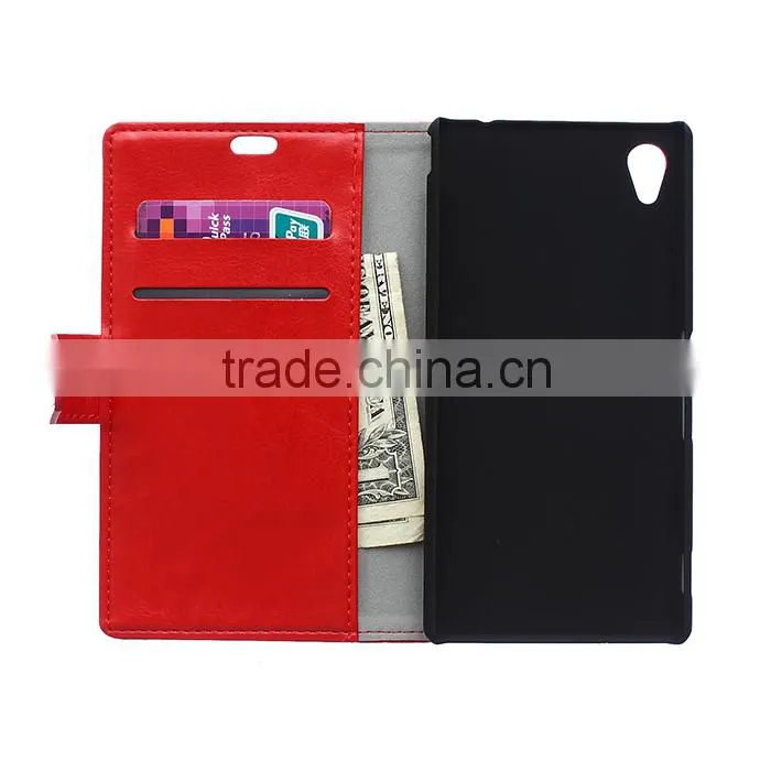 Wholesale Flip Cover Leather Case For Sony Xperia M4 Aqua,For Sony Xperia M4 Aqua Book Cover Stand Case