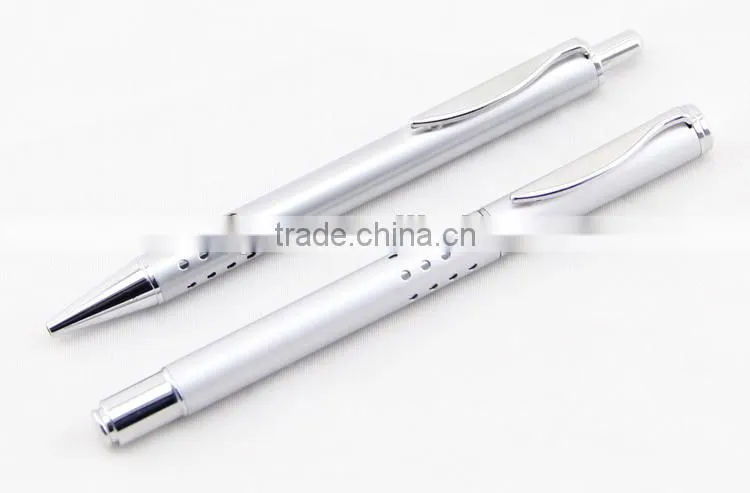 best selling business gift silver metal ball pen