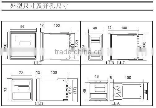 XMTG-608 LED temperature control