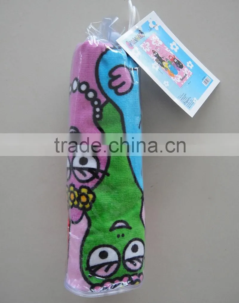 Lovely cartoon Barbapapa family beach towel/cartoon printed home beach towel
