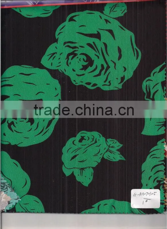 Poly Knitting Printed Fabric Stock:G-A13070105 1#