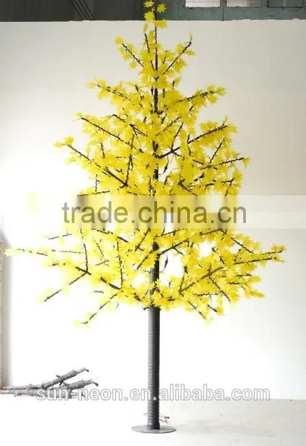 3m Simulation outdoor led tree lighting/ LED Maple Tree light for street decorations